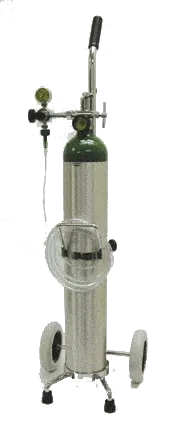 Aluminum Oxygen Kit, Empty, 685 Liter