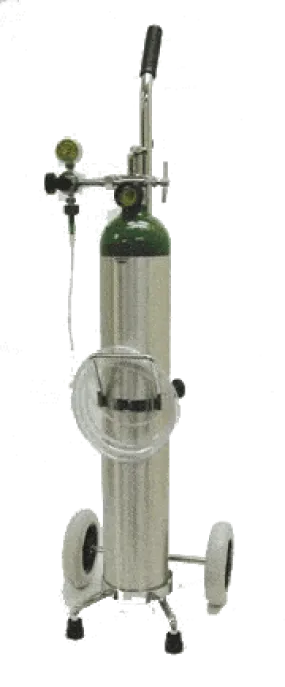 Aluminum Oxygen Kit, Empty, 685 Liter