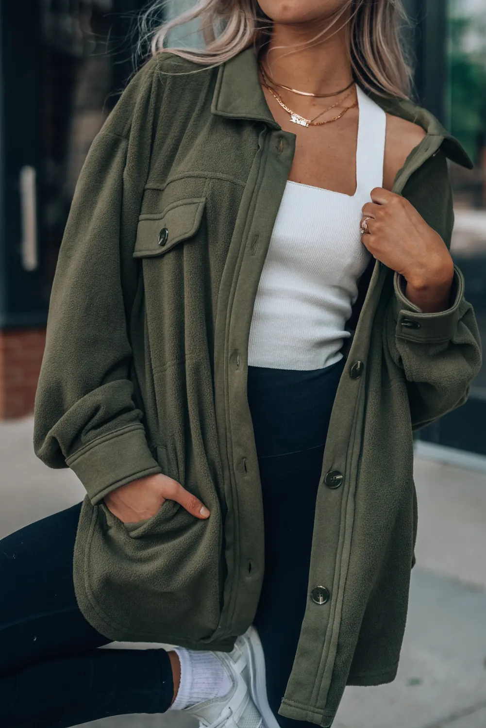 'Bette' Thick Buttoned Shacket (6 Colors)
