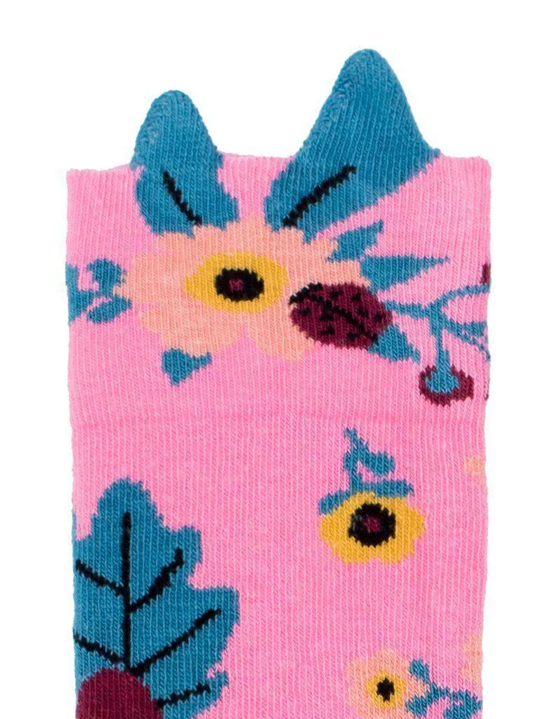 Billy Loves Audrey Garden Socks - Knee High Pink