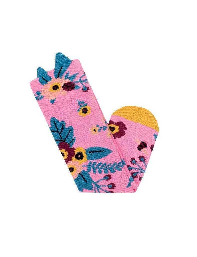 Billy Loves Audrey Garden Socks - Knee High Pink