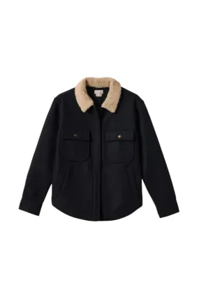 BRIXTON Women's Durham Shacket Black