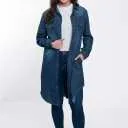Dark Denim Shirt Style Dress M/L