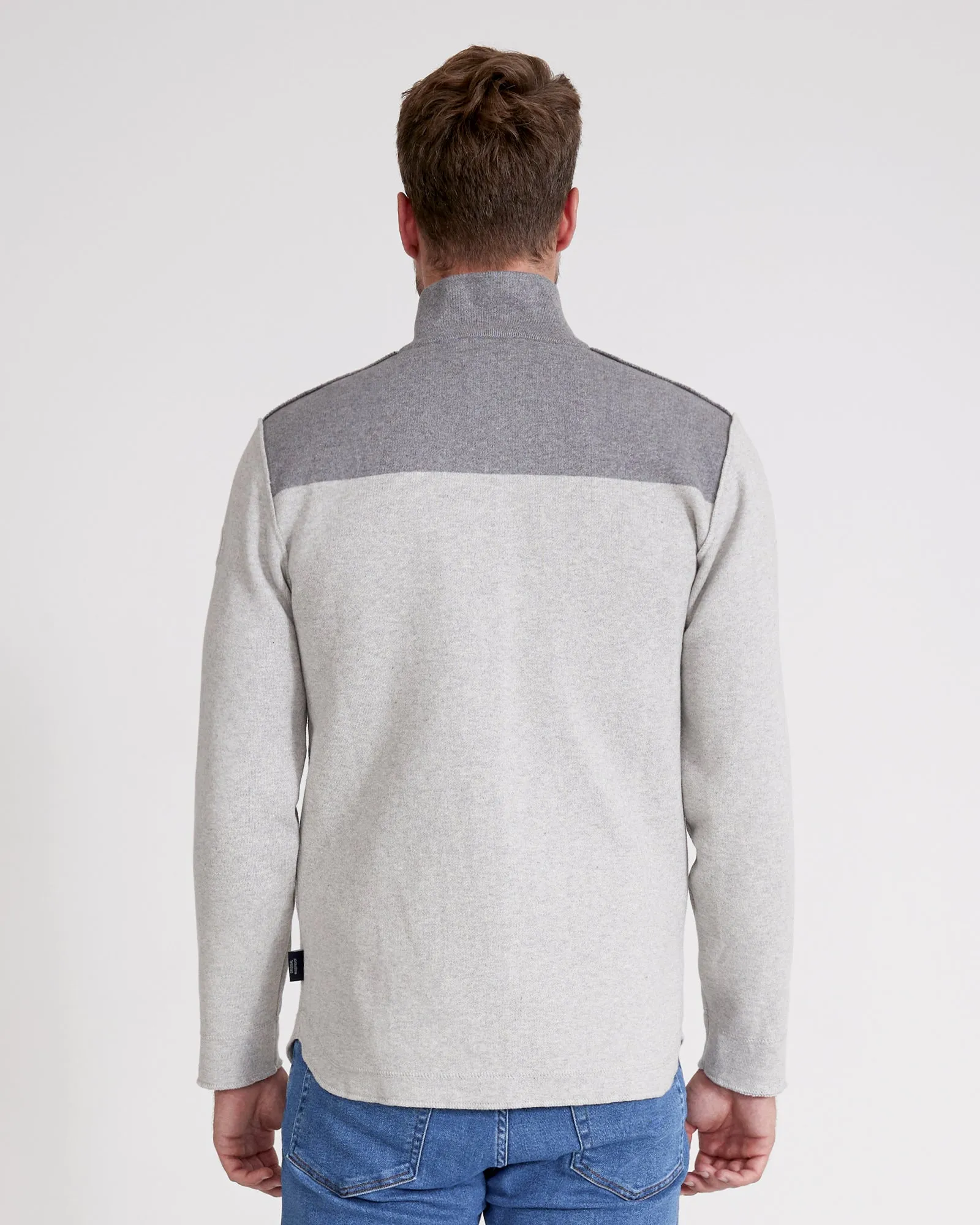Edwin Windproof Shirt Jacket- Lt. Grey/Lt. Grey