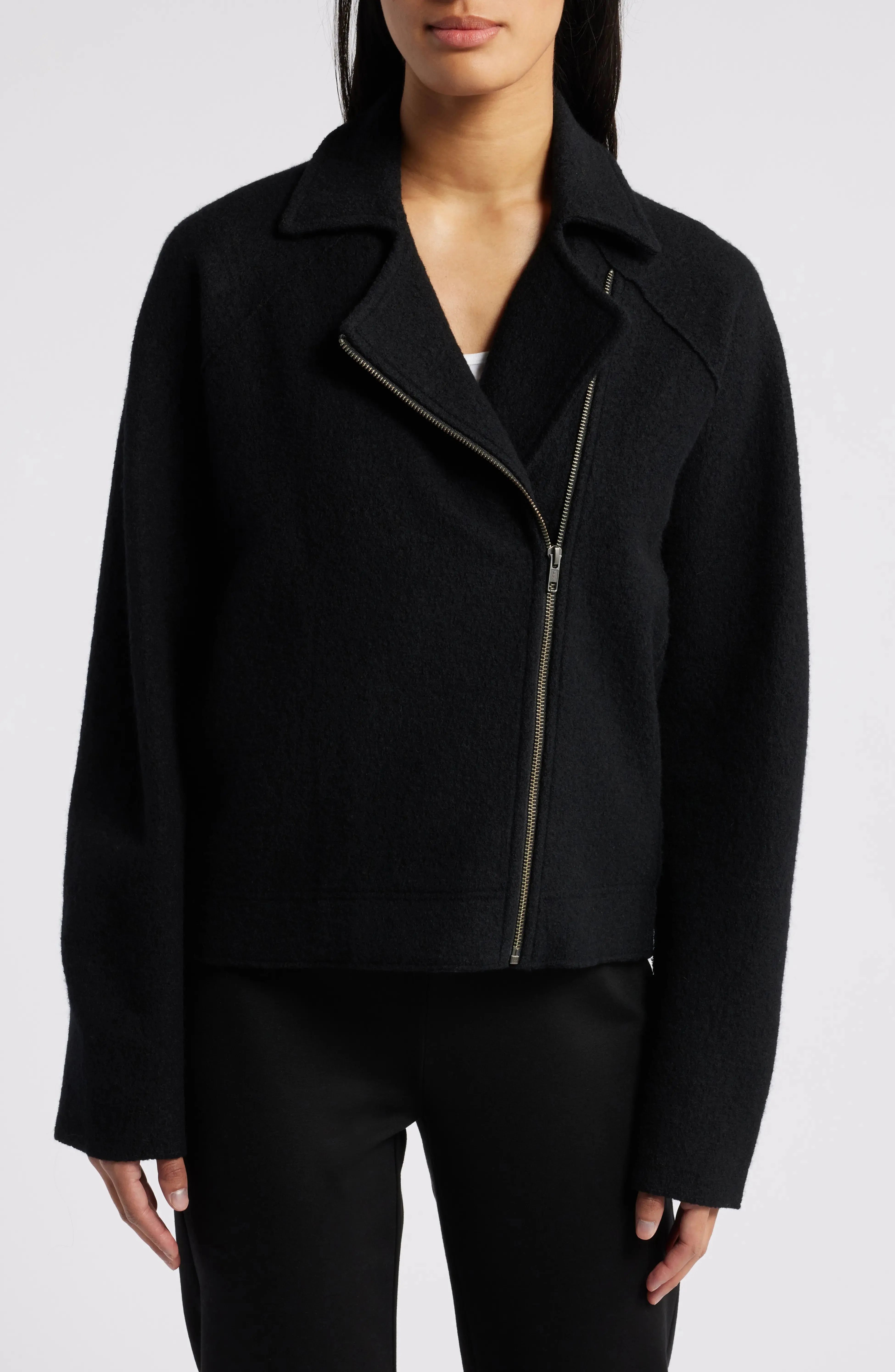 Elegant Black Wool Jacket