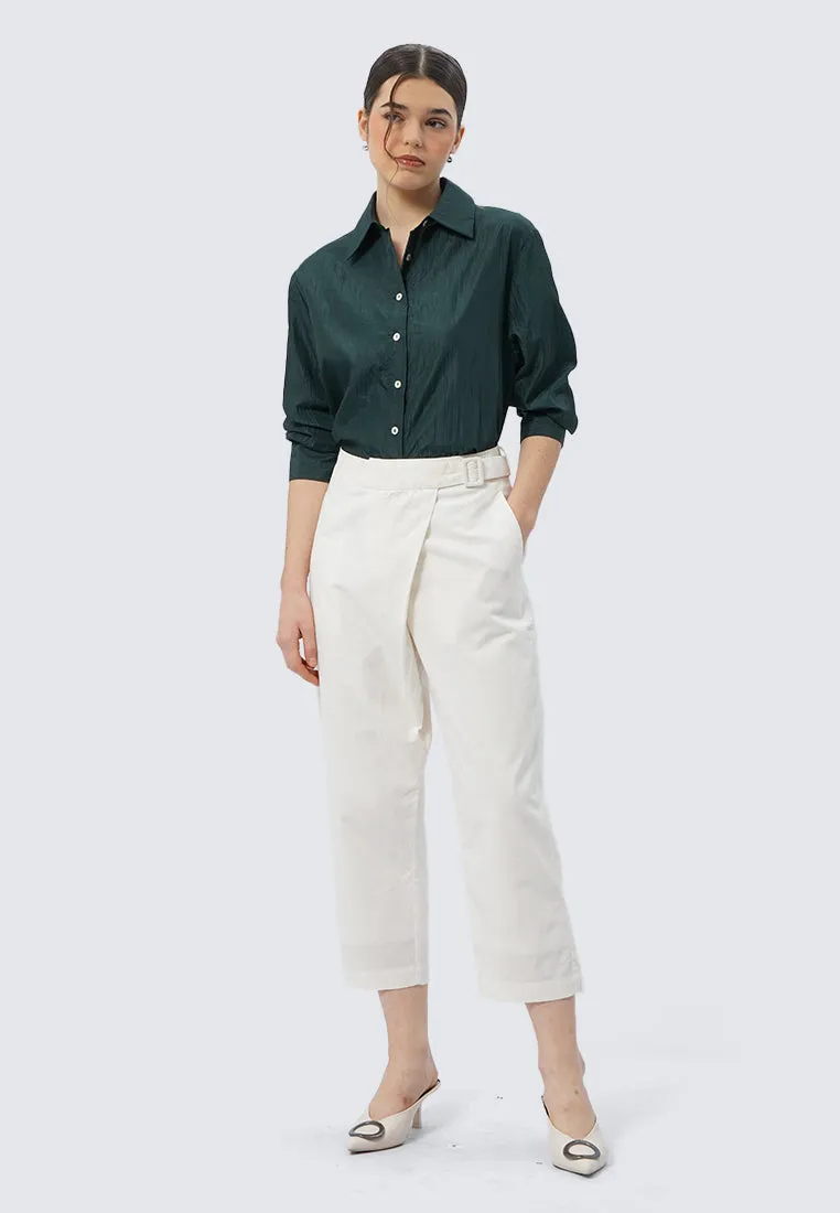 High Waist Front Wrapped Pants