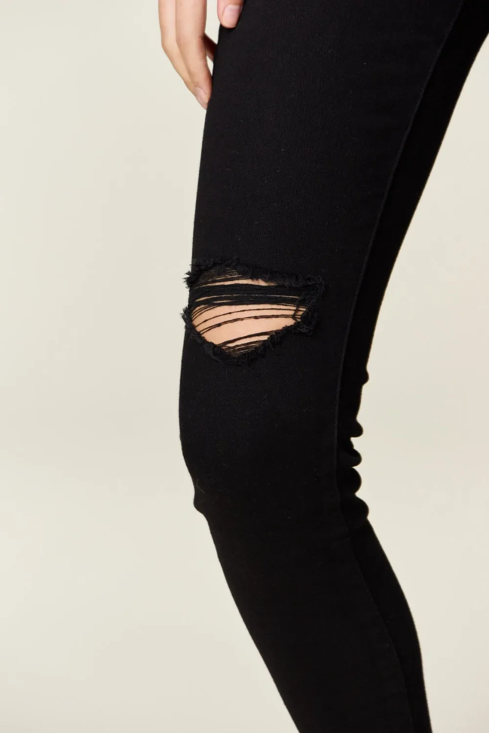 Judy Blue Distressed Tummy Control High Waist Skinny Jeans - Online Exclusive