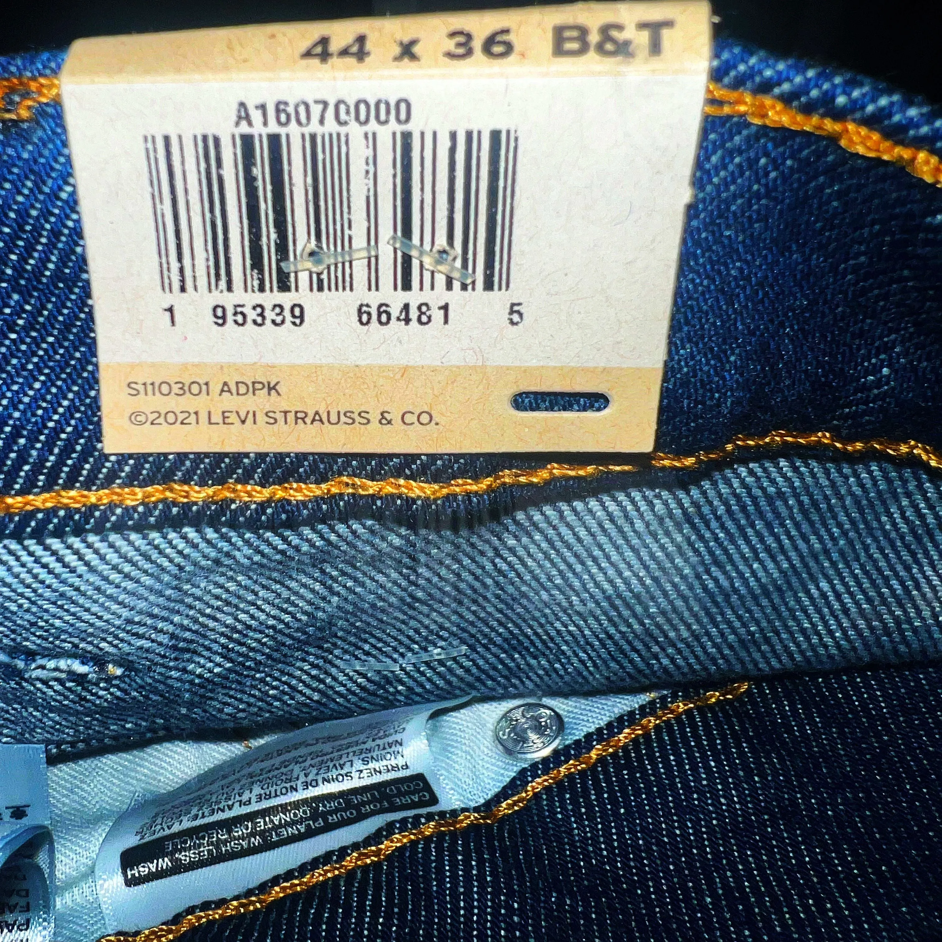 Levi's Big Tall Western-Fit Jeans Mens Stretch-Fit Various Color & Sizes XL XXL