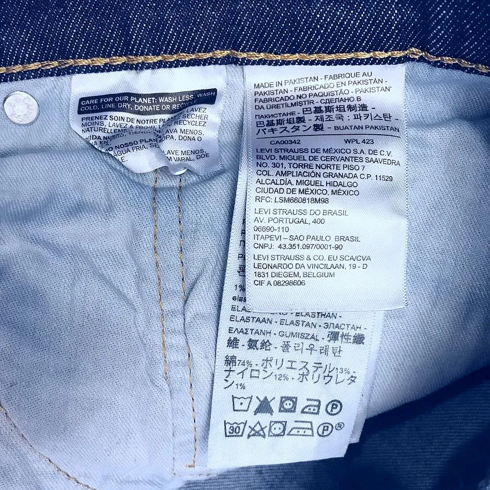 Levi's Big Tall Western-Fit Jeans Mens Stretch-Fit Various Color & Sizes XL XXL