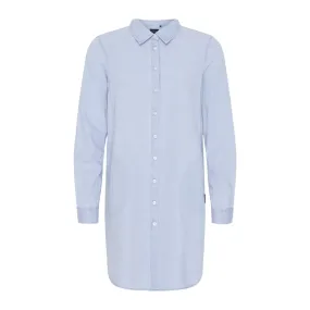 Linette Shirt Dress - Light Indigo