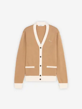 Maison Kitsune Unisex Baby Fox Patch Bi-Color Classic Cardigan Beige HU00542KT1036 P221