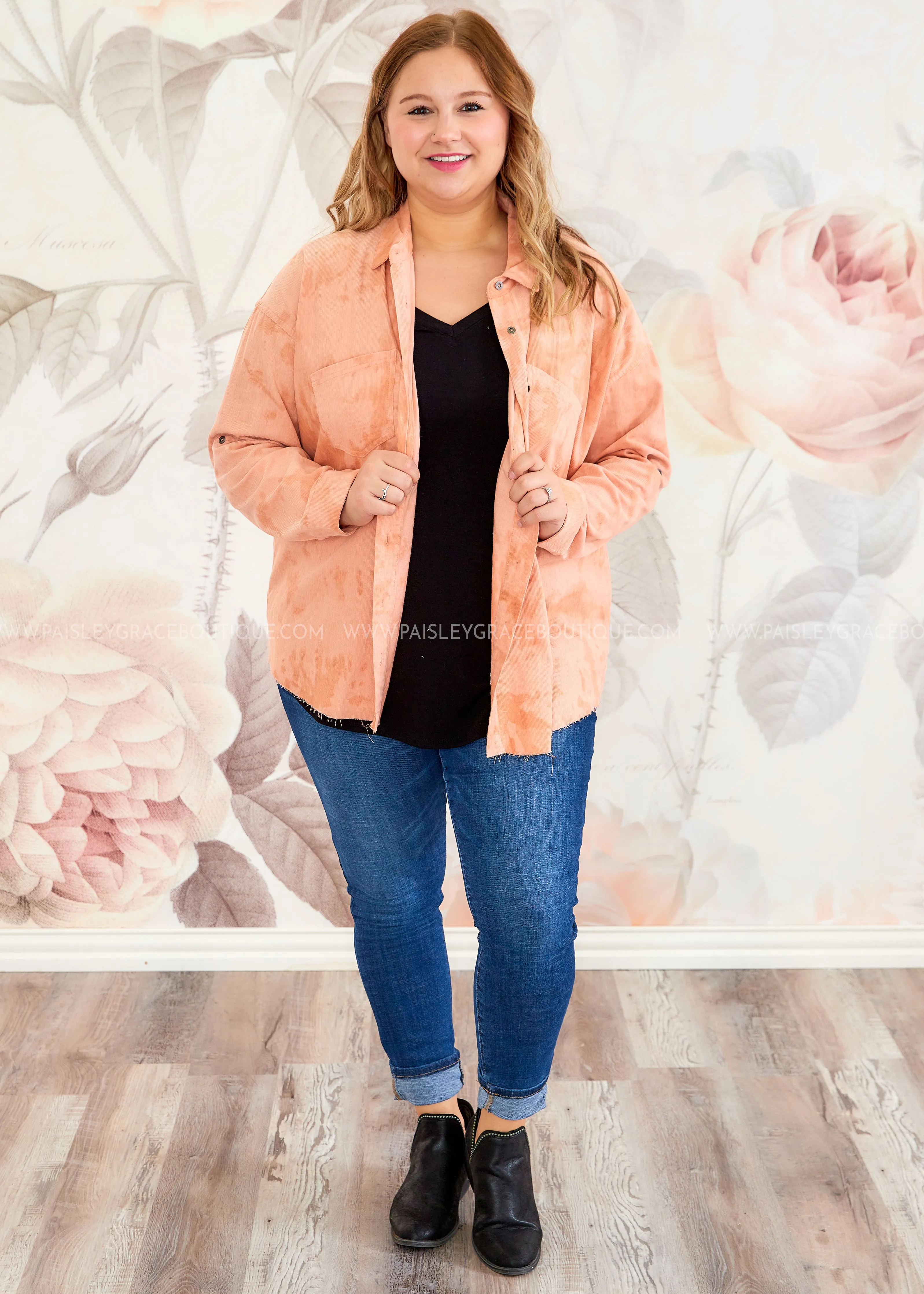Makenzie Corduroy Shacket - FINAL SALE