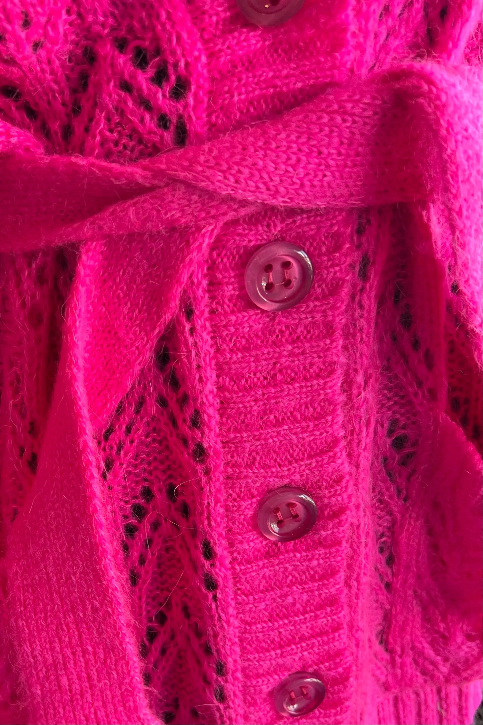 Manoush- Cocoon Cardigan: Pink
