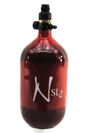 Ninja Pro SL2 77ci 4500psi HPA Tank - Red w/ Pro V2 Regulator