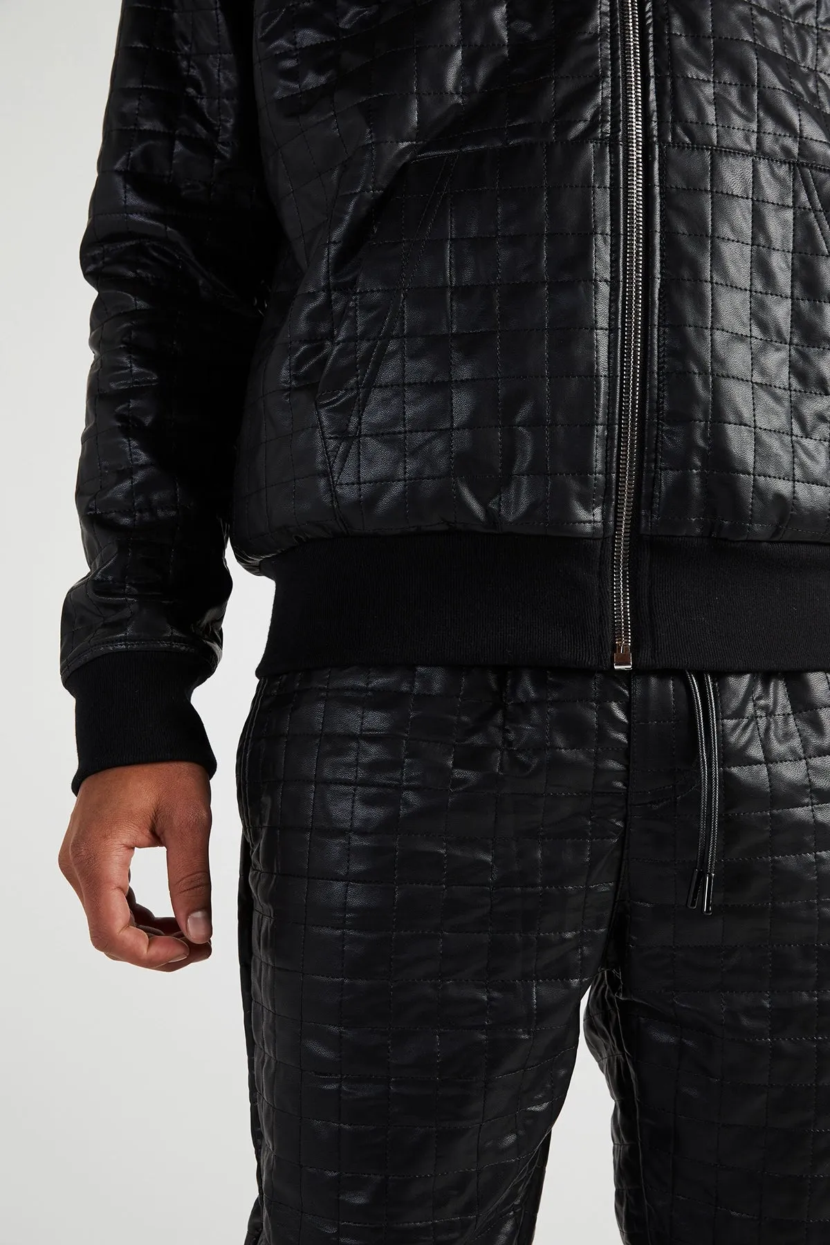 OWEN SWEATPANT | BLACK QUILTED