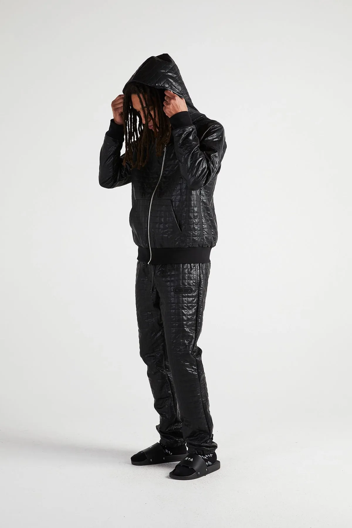 OWEN SWEATPANT | BLACK QUILTED