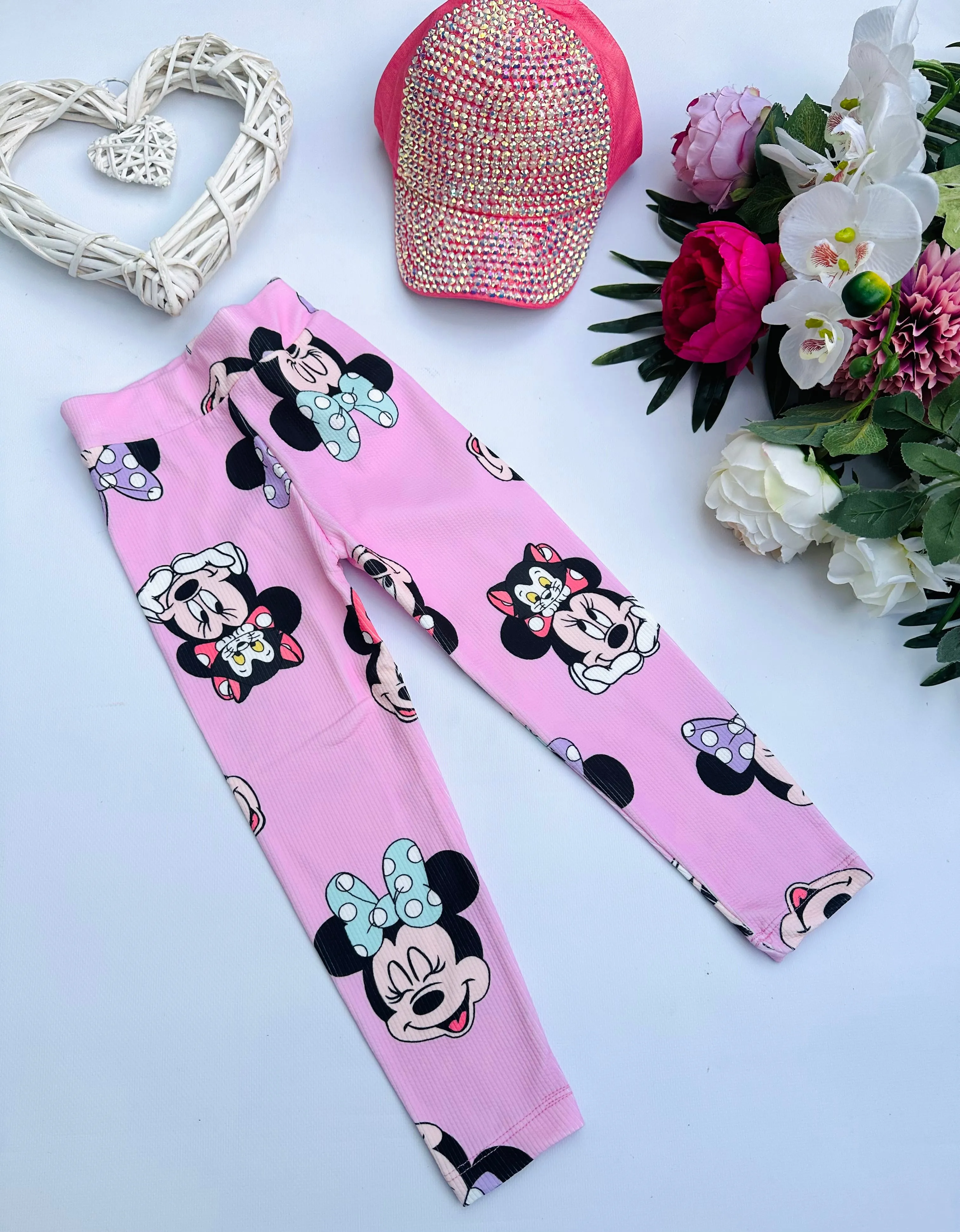 Pink Minnie leggings 2