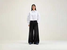 Pops super-wide jeans (242 / W / BLACK STONE)