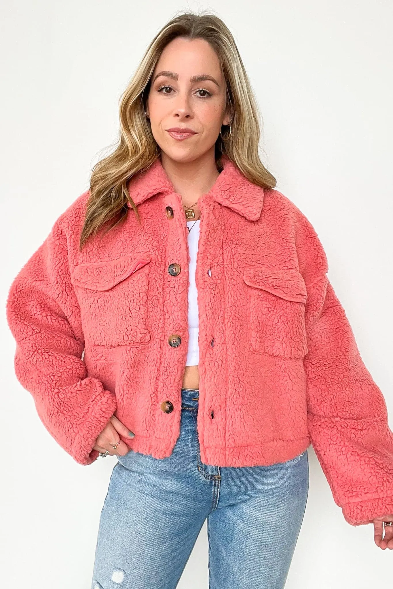 Warmest Welcome Sherpa Jacket - FINAL SALE