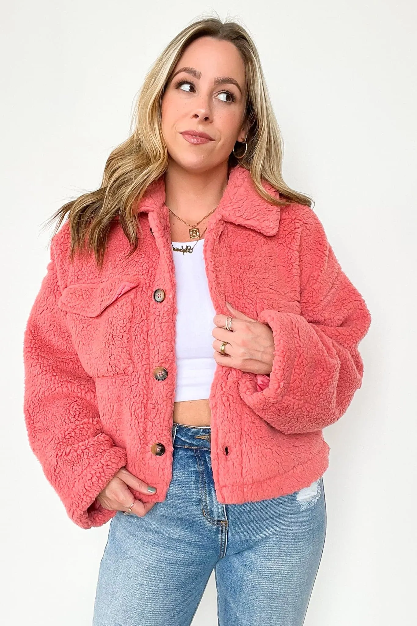 Warmest Welcome Sherpa Jacket - FINAL SALE