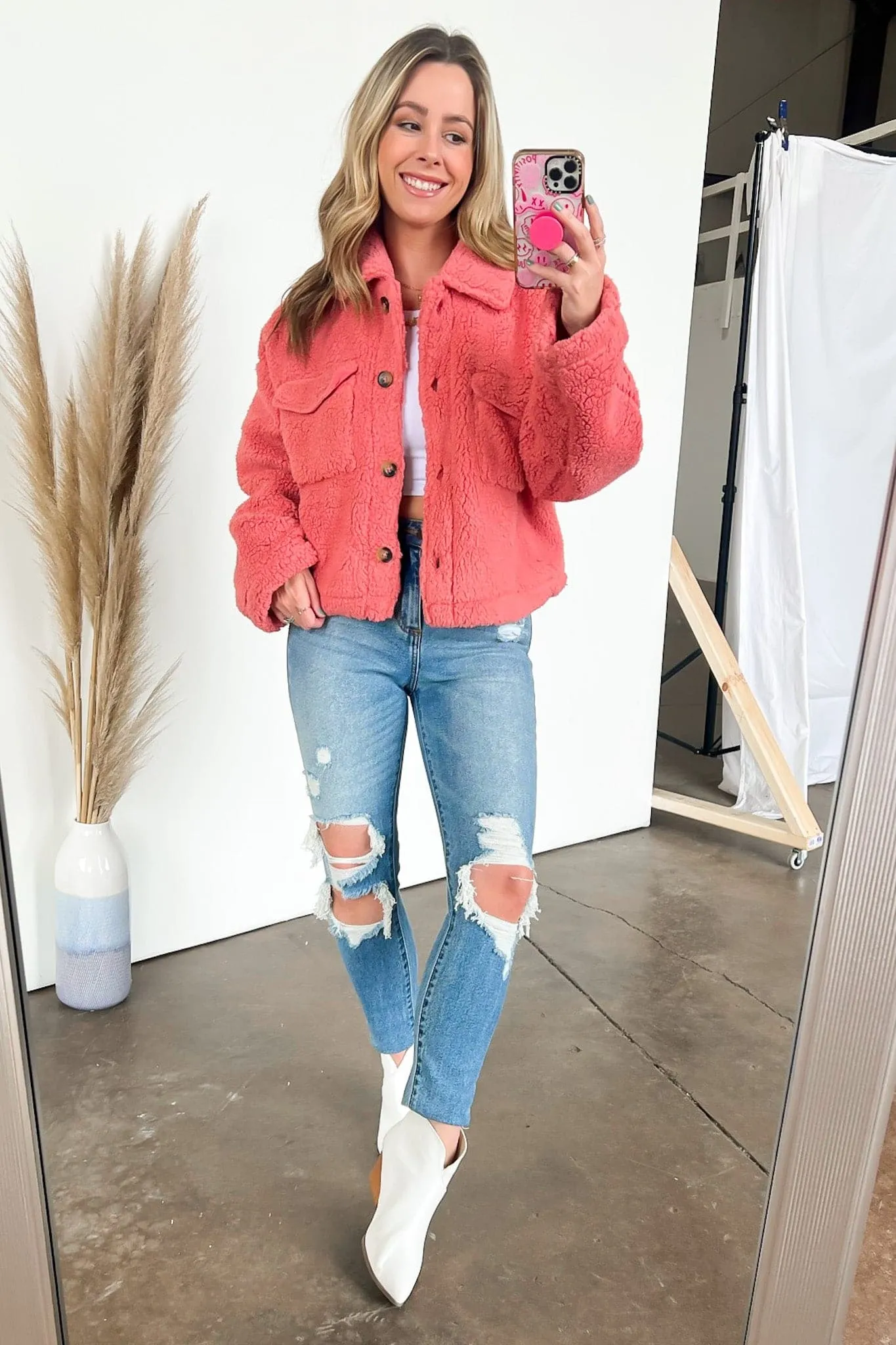 Warmest Welcome Sherpa Jacket - FINAL SALE