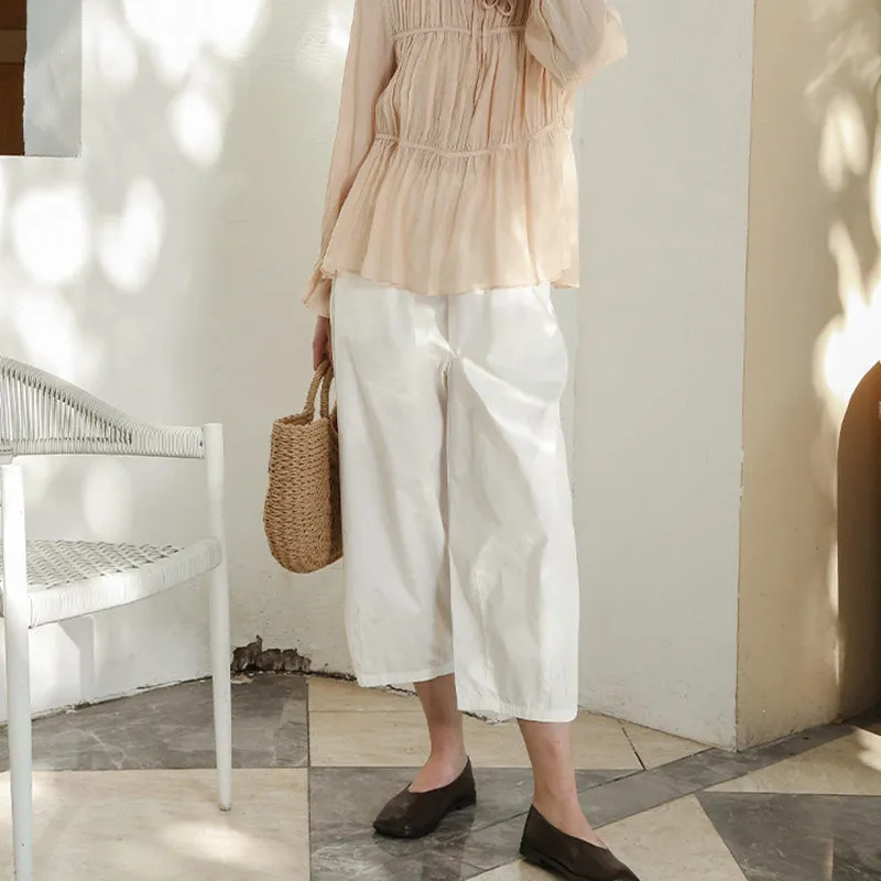 Wide Leg High-Waist Culottes