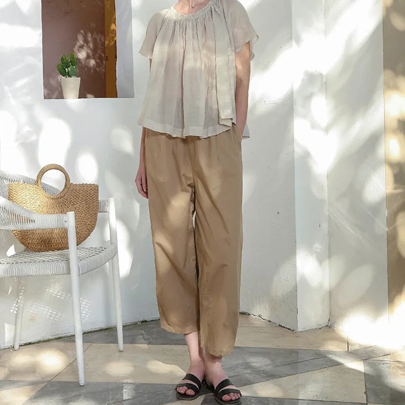 Wide Leg High-Waist Culottes