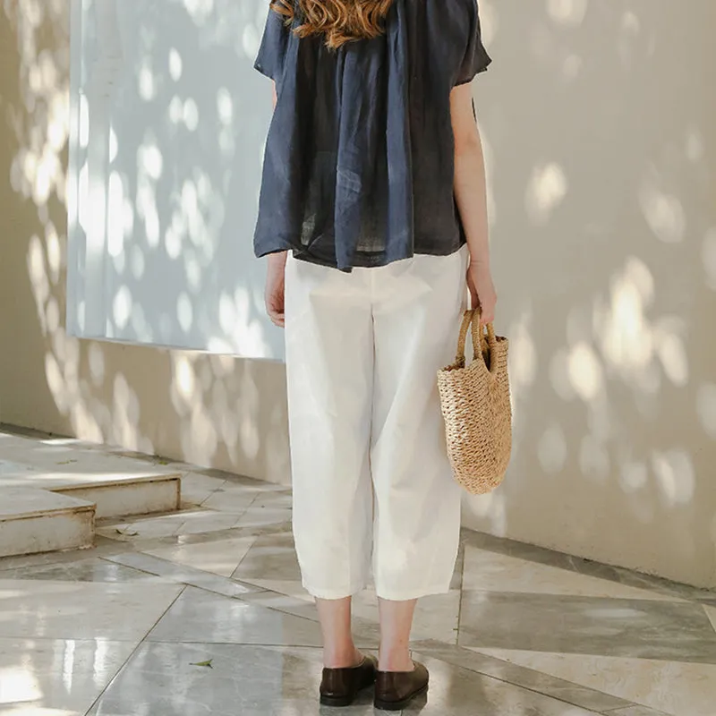 Wide Leg High-Waist Culottes