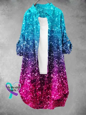 Women' Gradient Art Print Dress