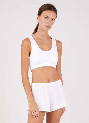 Women's Crop Top in White