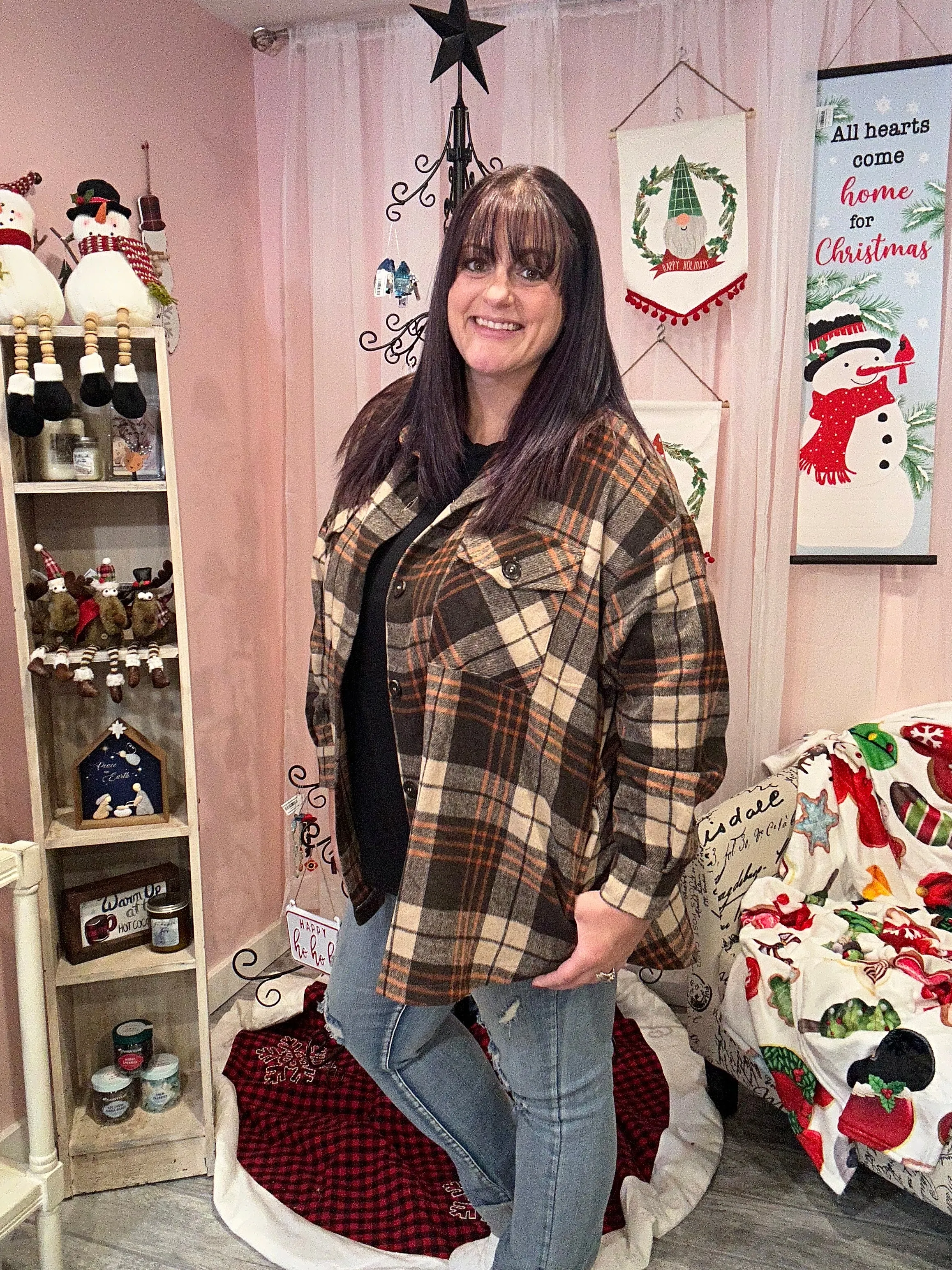 Yarn Dyed Plaid Shacket